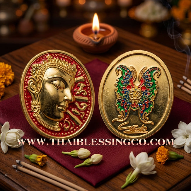 🦋 Sacred "Enamel Butterfly Masterpiece" (Rian Long Ya) – King of Sarika Heritage: Kruba Krissana, Weruwan Forest Monastery (2014) – The Ultimate Talisman for Global Charisma, Divine Attraction, and Unstoppable Wealth Expansion!