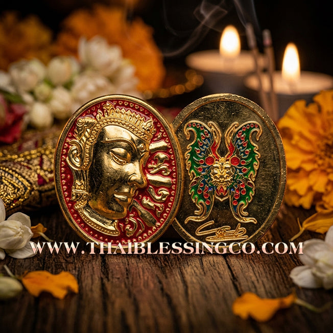 🦋 Sacred "Enamel Butterfly Masterpiece" (Rian Long Ya) – King of Sarika Heritage: Kruba Krissana, Weruwan Forest Monastery (2014) – The Ultimate Talisman for Global Charisma, Divine Attraction, and Unstoppable Wealth Expansion!
