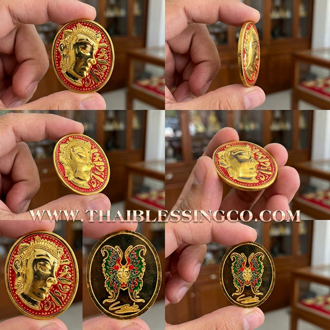 🦋 Sacred "Enamel Butterfly Masterpiece" (Rian Long Ya) – King of Sarika Heritage: Kruba Krissana, Weruwan Forest Monastery (2014) – The Ultimate Talisman for Global Charisma, Divine Attraction, and Unstoppable Wealth Expansion!
