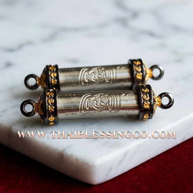 ✨🕉️ Sacred "Gae Jon" (End Poverty) Takrud Bracelet: Achan Plien Hatyanon (2025 Exclusive Edition) – The Ultimate Khao Or Talisman for Financial Breakthroughs, Wealth Attraction, and Infinite Prosperity