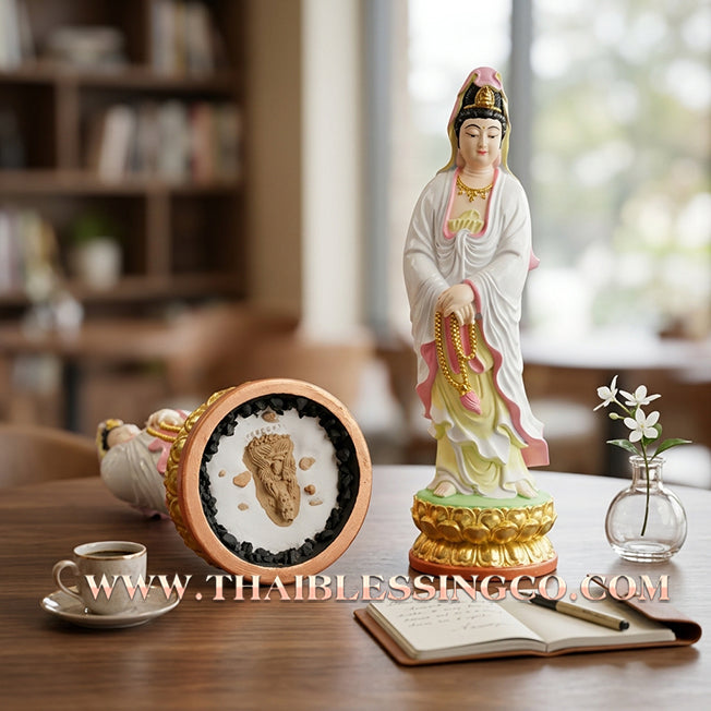 ✨🔥 Sacred "Goddess Guan Yin" (The Bodhisattva of Infinite Compassion & Fortune) – Hand-Painted Celestial Edition: Kruba Kampeng, Asom Makha Ngam (2024) – The Divine Engine for Infinite Abundance, Supreme Harmony, and Unstoppable Life Elevation!