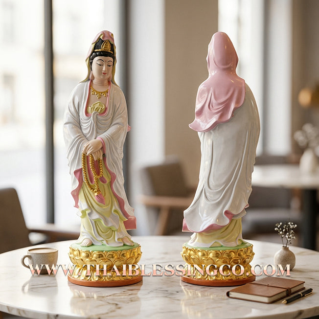 ✨🔥 Sacred "Goddess Guan Yin" (The Bodhisattva of Infinite Compassion & Fortune) – Hand-Painted Celestial Edition: Kruba Kampeng, Asom Makha Ngam (2024) – The Divine Engine for Infinite Abundance, Supreme Harmony, and Unstoppable Life Elevation!