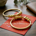 ✨🕉️ Sacred Gold-Plated Bronze "Nine-Tailed Fox Millionaire" Bracelet: Master Achan Subin Na Na Thong (2016 Exclusive Edition) – The Ultimate Celestial Enchantment Talisman for Billionaire Wealth, Golden Charisma, and Supreme Social Influence