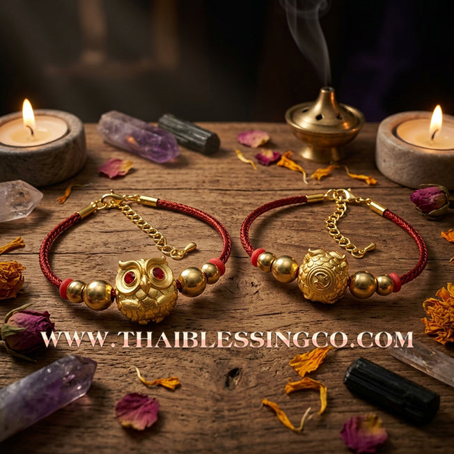 ✨🕉️ Sacred Gold-Plated Bronze "Phaya Nok Thue Thue" (Great Owl of Fortune): Kruba Tao, Wat Ubosot Ban Lao (2020 Exclusive Edition) – The Ultimate Lanna Talisman for Elite Business Success, Precision Luck, and Radiant Wealth