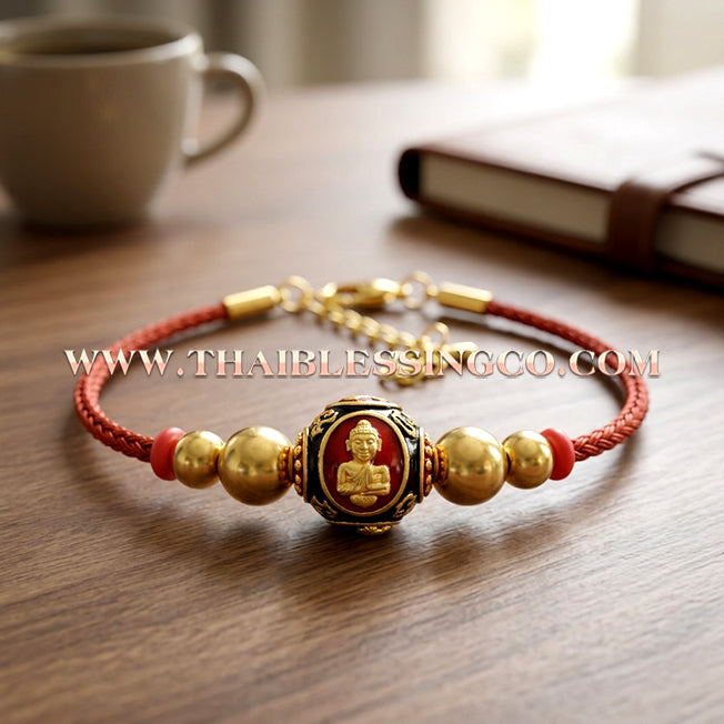 ✨🕉️ Sacred Gold-Plated & Black Enamel Ai Khai Maha Lap Sphere – Wat Khok Takhian (2020 Exclusive) – The Ultimate "Boy Wonder" Talisman for Miraculous Luck, Absolute Protection, and Unstoppable Prosperity