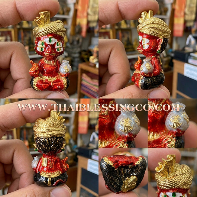 ✨🕉️ Sacred "Gold-Plated & Red-Bodied" Phraya Si Hu Ha Ta (The 4-Ears 5-Eyes Deity)The High-Frequency Tool for Rapid Financial Breakthroughs, Irresistible Aura, and Absolute Dominance!