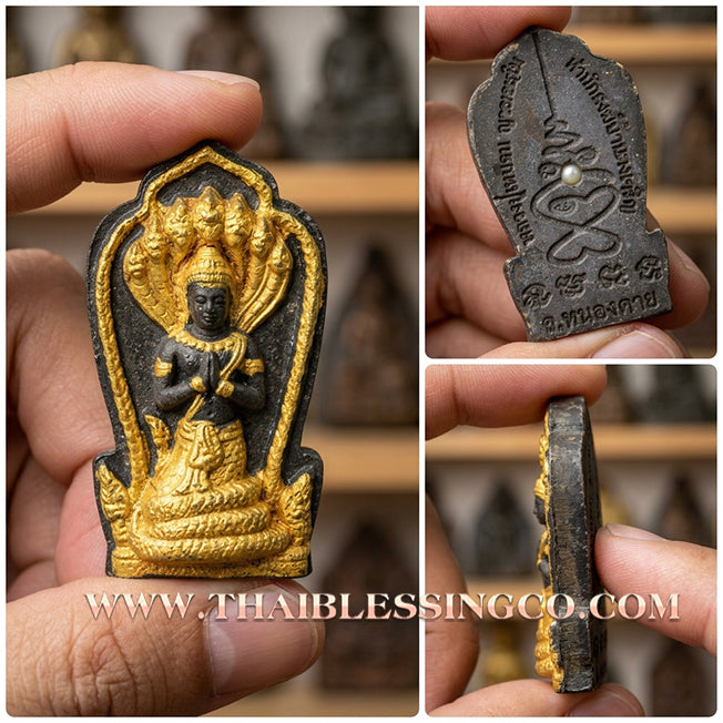 🐍 Sacred "Grandfather Srisuttho Nakkharat" (The Sovereign Naga King) – Embedded with Pearl & Leklai Mineral! The Ultimate Engine for Infinite Wealth, Divine Sovereignty, and Unstoppable Business Trade!