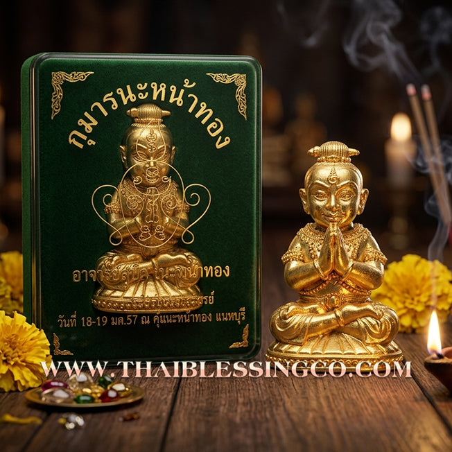 ✨👦 Sacred "Guman Na Na Thong" (The Golden Face Child of Fortune)The Ultimate Engine for Hypnotic Charisma, Massive Sales, and Unstoppable Financial Prosperity!