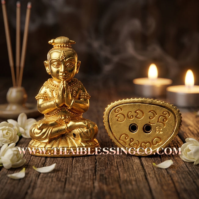 ✨👦 Sacred "Guman Na Na Thong" (The Golden Face Child of Fortune)The Ultimate Engine for Hypnotic Charisma, Massive Sales, and Unstoppable Financial Prosperity!