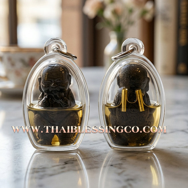 👦 Sacred "Guman Thong Doot Rok" (The Unstoppable Consumer) – 108 Cemetery Soil & Sacred Oil Edition: The Ultimate Engine for Non-Stop Income, Infinite Abundance, and Spiritual Dominance!