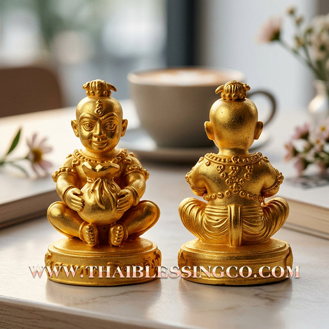 👦 Sacred "Guman Thong Kam-Noet" (The Origin Series) – Gold-Plated Samrit Alloy Edition: Luang Pu Nen Kaew, Wat Ban Kaset Thung Setthi (2013) – The Ultimate Engine for Explosive Sales, Guardian Protection, and Unstoppable Financial Luck!