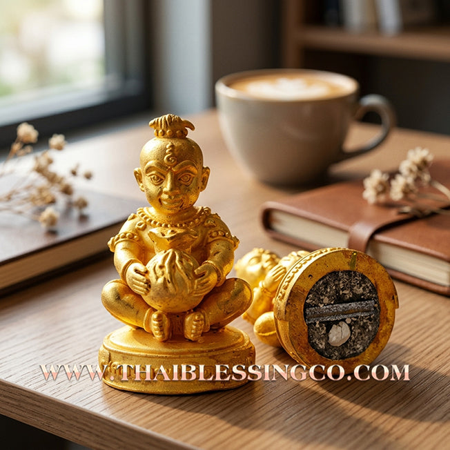 👦 Sacred "Guman Thong Kam-Noet" (The Origin Series) – Gold-Plated Samrit Alloy Edition: Luang Pu Nen Kaew, Wat Ban Kaset Thung Setthi (2013) – The Ultimate Engine for Explosive Sales, Guardian Protection, and Unstoppable Financial Luck!
