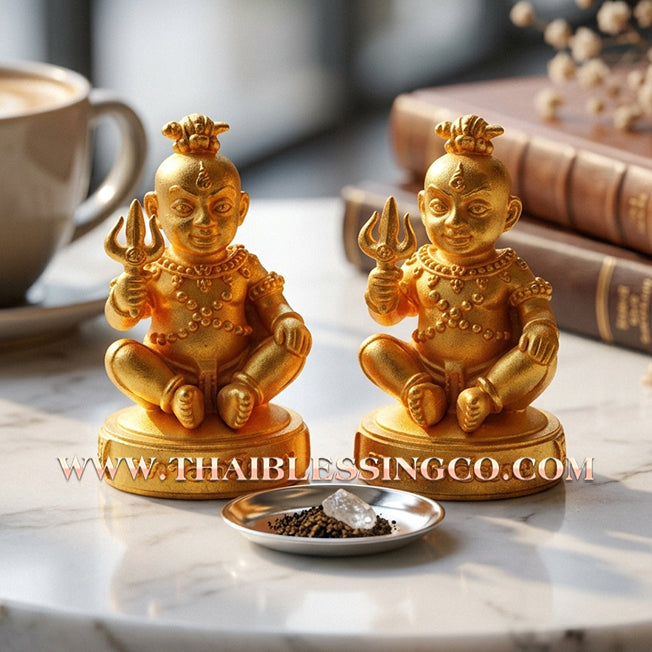 👦 Sacred "Guman Thong Kam-Noet" (The Origin Series) – Gold-Plated Samrit Alloy Edition: Luang Pu Nen Kaew, Wat Ban Kaset Thung Setthi (2013) – The Ultimate Engine for Explosive Sales, Guardian Protection, and Unstoppable Financial Luck!