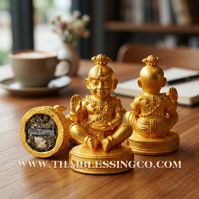 👦 Sacred "Guman Thong Kam-Noet" (The Origin Series) – Gold-Plated Samrit Alloy Edition: Luang Pu Nen Kaew, Wat Ban Kaset Thung Setthi (2013) – The Ultimate Engine for Explosive Sales, Guardian Protection, and Unstoppable Financial Luck!