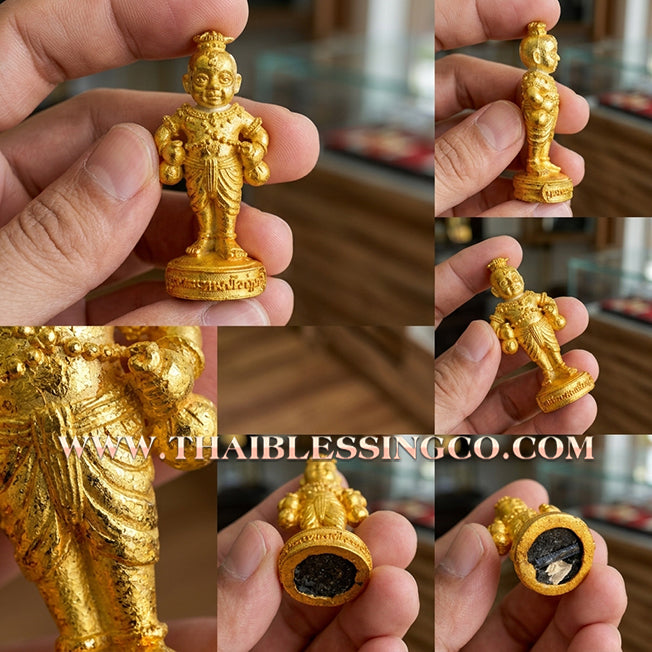 👦 Sacred "Guman Thong Kam-Noet" (The Origin Series) – Gold-Plated Samrit Alloy Edition: Luang Pu Nen Kaew, Wat Ban Kaset Thung Setthi (2013) – The Ultimate Engine for Explosive Sales, Guardian Protection, and Unstoppable Financial Luck!