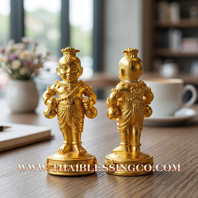 👦 Sacred "Guman Thong Kam-Noet" (The Origin Series) – Gold-Plated Samrit Alloy Edition: Luang Pu Nen Kaew, Wat Ban Kaset Thung Setthi (2013) – The Ultimate Engine for Explosive Sales, Guardian Protection, and Unstoppable Financial Luck!