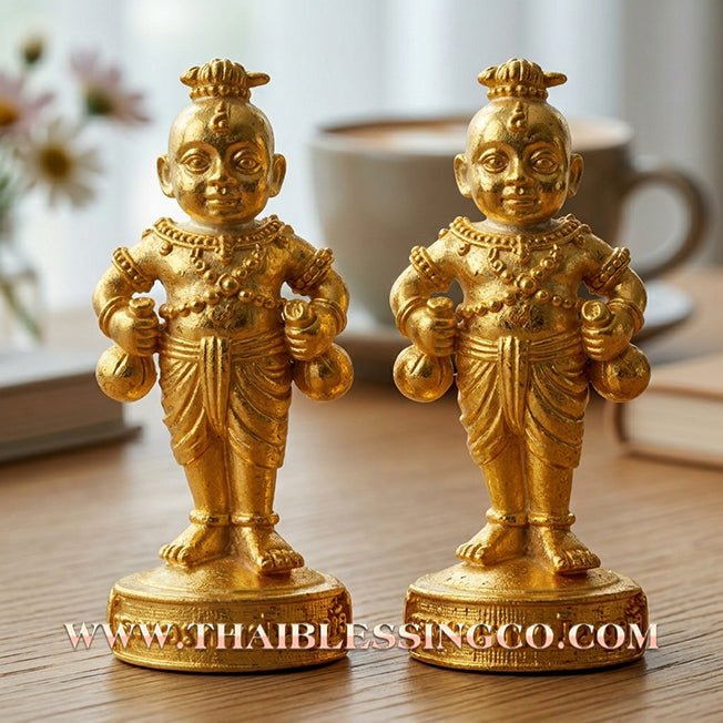 👦 Sacred "Guman Thong Kam-Noet" (The Origin Series) – Gold-Plated Samrit Alloy Edition: Luang Pu Nen Kaew, Wat Ban Kaset Thung Setthi (2013) – The Ultimate Engine for Explosive Sales, Guardian Protection, and Unstoppable Financial Luck!