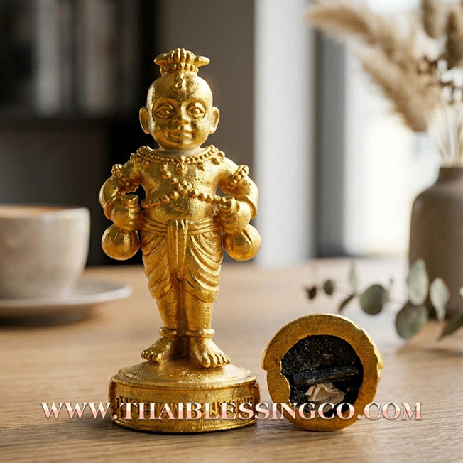👦 Sacred "Guman Thong Kam-Noet" (The Origin Series) – Gold-Plated Samrit Alloy Edition: Luang Pu Nen Kaew, Wat Ban Kaset Thung Setthi (2013) – The Ultimate Engine for Explosive Sales, Guardian Protection, and Unstoppable Financial Luck!