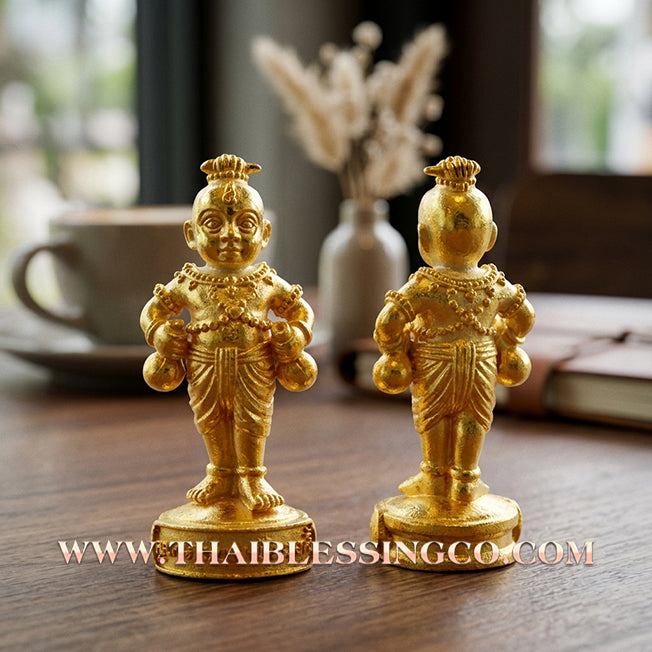 👦 Sacred "Guman Thong Kam-Noet" (The Origin Series) – Gold-Plated Samrit Alloy Edition: Luang Pu Nen Kaew, Wat Ban Kaset Thung Setthi (2013) – The Ultimate Engine for Explosive Sales, Guardian Protection, and Unstoppable Financial Luck!