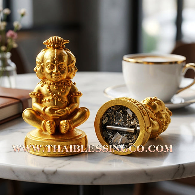 👦 Sacred "Guman Thong Kam-Noet" (The Origin Series) – Gold-Plated Samrit Alloy Edition: Luang Pu Nen Kaew, Wat Ban Kaset Thung Setthi (2013) – The Ultimate Engine for Explosive Sales, Guardian Protection, and Unstoppable Financial Luck!