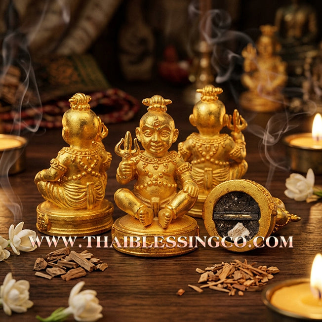 👦 Sacred "Guman Thong Kam-Noet" (The Origin Series) – Gold-Plated Samrit Alloy Edition: Luang Pu Nen Kaew, Wat Ban Kaset Thung Setthi (2013) – The Ultimate Engine for Explosive Sales, Guardian Protection, and Unstoppable Financial Luck!