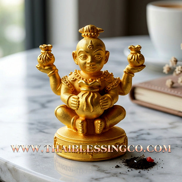 👦 Sacred "Guman Thong Kam-Noet" (The Origin Series) – Gold-Plated Samrit Alloy Edition: Luang Pu Nen Kaew, Wat Ban Kaset Thung Setthi (2013) – The Ultimate Engine for Explosive Sales, Guardian Protection, and Unstoppable Financial Luck!