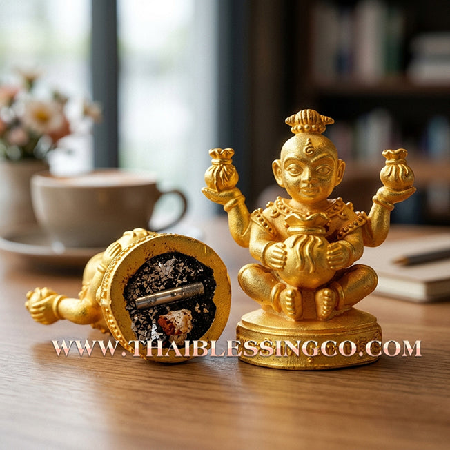 👦 Sacred "Guman Thong Kam-Noet" (The Origin Series) – Gold-Plated Samrit Alloy Edition: Luang Pu Nen Kaew, Wat Ban Kaset Thung Setthi (2013) – The Ultimate Engine for Explosive Sales, Guardian Protection, and Unstoppable Financial Luck!