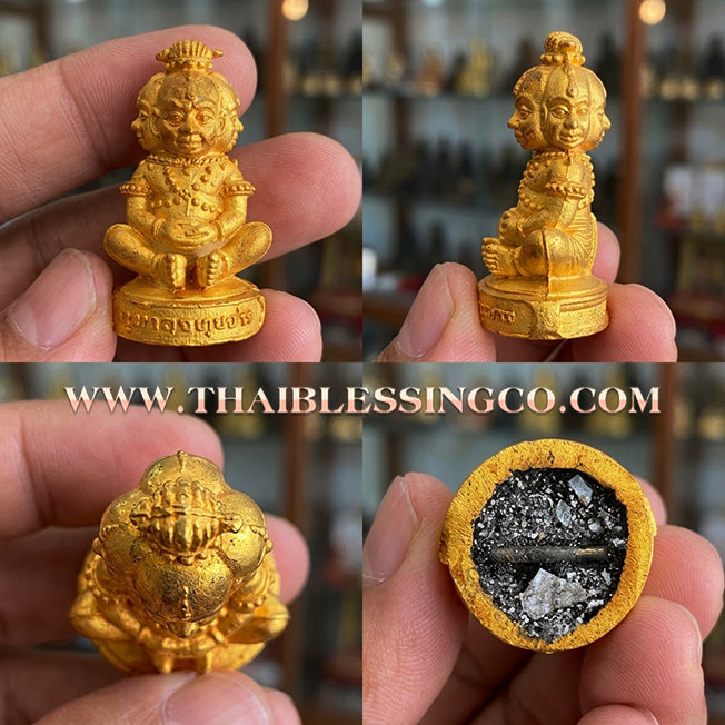 👦 Sacred "Guman Thong Kam-Noet" (The Origin Series) – Gold-Plated Samrit Alloy Edition: Luang Pu Nen Kaew, Wat Ban Kaset Thung Setthi (2013) – The Ultimate Engine for Explosive Sales, Guardian Protection, and Unstoppable Financial Luck!