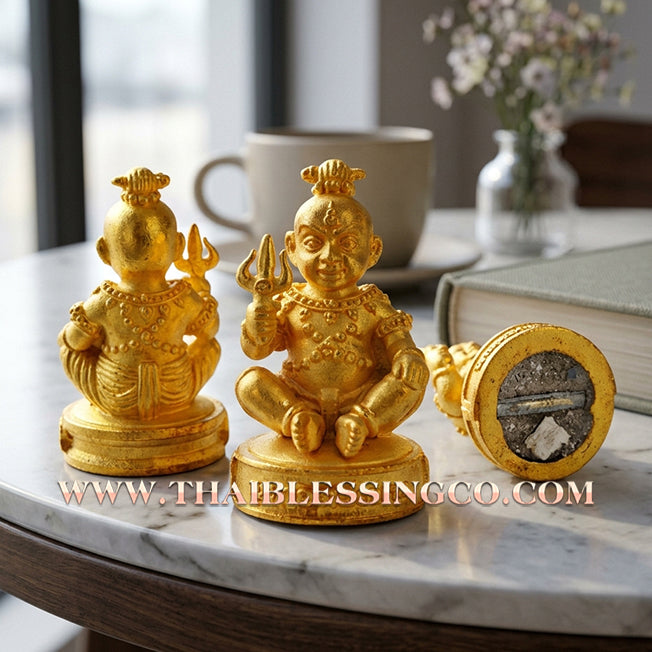 👦 Sacred "Guman Thong Kam-Noet" (The Origin Series) – Gold-Plated Samrit Alloy Edition: Luang Pu Nen Kaew, Wat Ban Kaset Thung Setthi (2013) – The Ultimate Engine for Explosive Sales, Guardian Protection, and Unstoppable Financial Luck!