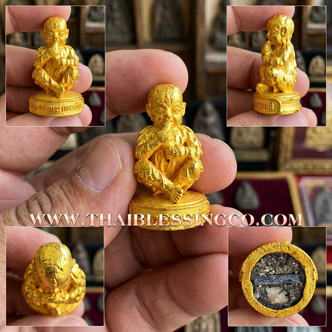 👦 Sacred "Guman Thong Kam-Noet" (The Origin Series) – Gold-Plated Samrit Alloy Edition: Luang Pu Nen Kaew, Wat Ban Kaset Thung Setthi (2013) – The Ultimate Engine for Explosive Sales, Guardian Protection, and Unstoppable Financial Luck!