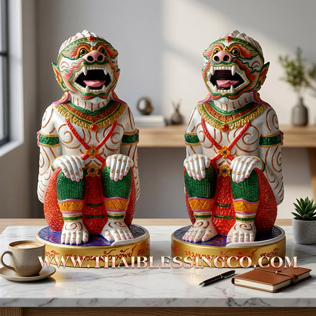 🐒 Sacred "Hanuman Dak Sap" (The Treasure-Snaring Celestial Warrior) Luang Pu Key, Wat Sri Lamyong (2014) – The High-Velocity Engine for Rapid Wealth Capture, Market Dominance, and Unstoppable Life Elevation!