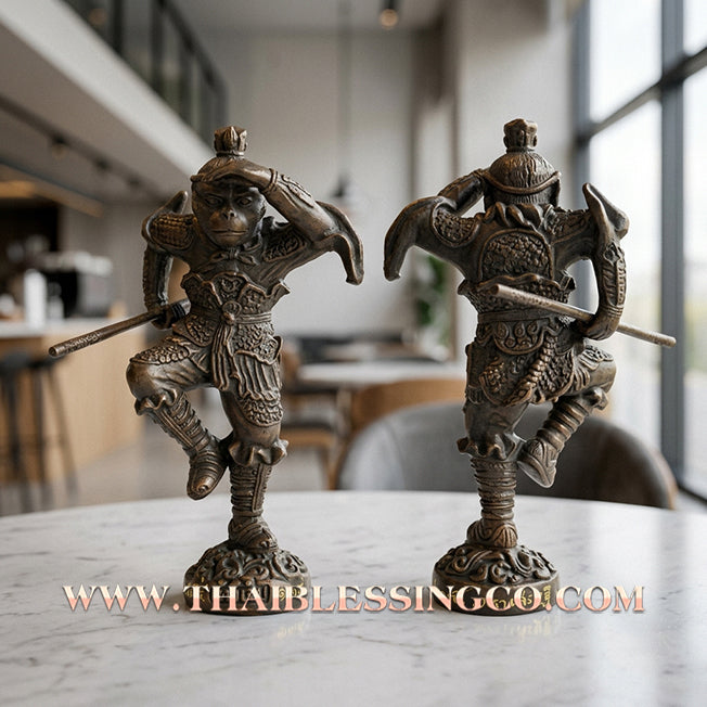 ✨🔥 Sacred "Heng Jia" (The Monkey God / Great Sage Equal to Heaven) – Blackened Bronze "Debt-Clearing Millionaire" Edition: Luang Pu Key, Wat Sri Lamyong (2012) – The Ultimate Engine for Financial Freedom, Market Dominance, and Unstoppable Victory!