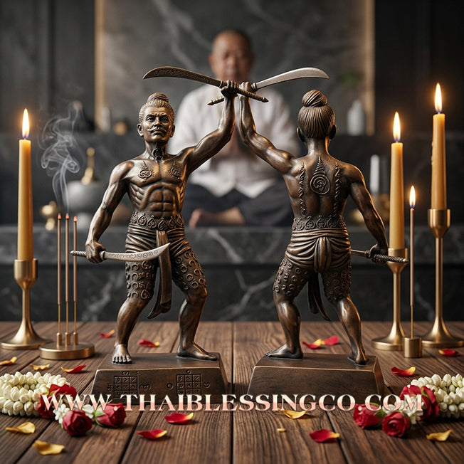 ✨🛡️ Sacred "Hun Payont Mon Lanna" (The Great Lanna Warrior) – Grand Altar Edition: Arjan Nhan Khong, Mon Lanna (2023) – The Ultimate Sovereign Guardian for Wealth, Power, and Invincible Protection!