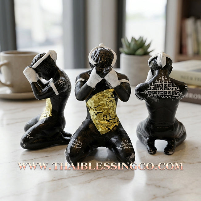 ✨🥊 Sacred "Hun Payont Muay Thai" (The Fighter Guardian) – Altar Edition: Arjan Uthen – The Ultimate Kinetic Engine for Victory, Fierce Wealth Attraction, and Absolute Protection!