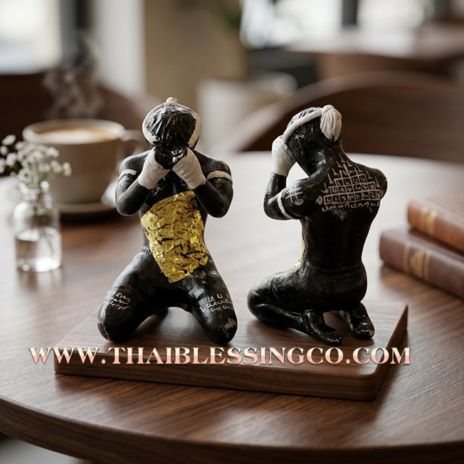 ✨🥊 Sacred "Hun Payont Muay Thai" (The Fighter Guardian) – Altar Edition: Arjan Uthen – The Ultimate Kinetic Engine for Victory, Fierce Wealth Attraction, and Absolute Protection!