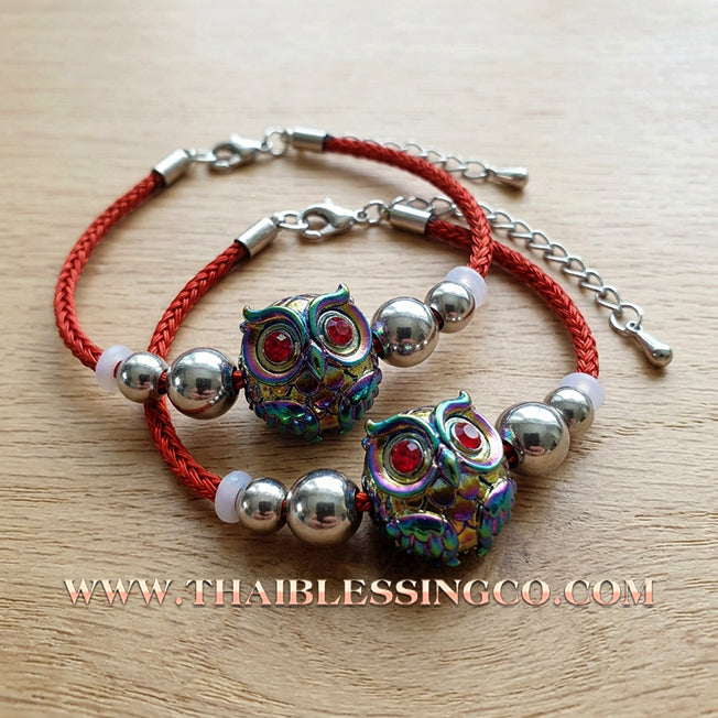 ✨🕉️ Sacred Iridescent "Rainbow" Bronze Phaya Nok Thue Thue (Great Owl of Fortune): Kruba Tao, Wat Ubosot Ban Lao (2020 Exclusive Edition) – The Ultimate Lanna Talisman for Multi-Dimensional Wealth, Trade Mastery, and Infinite Abundance