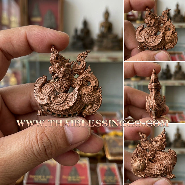 🐉 Sacred Kai Son Nakha "Ancient Sorcery Edition": Authentic Thai Chanuan & Sangkhawanon Nail Talisman for Ultimate Protection and Infinite Wealth by Luang Pho Chai (2021)