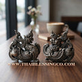 🐉 Sacred Kai Son Nakha "Celestial Chimera": Authentic Thai Satin-Plated Alpaca Talisman for Absolute Protection & Business Prosperity by Luang Pho Chai (2021)