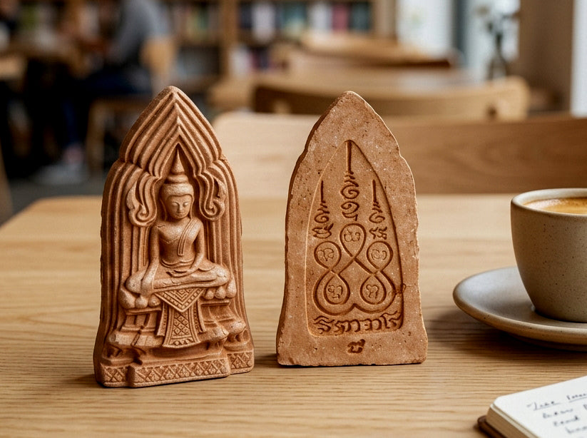 🧱 Sacred "Khon Samo" Earth-Baked Amulet - The Anchor of Destiny & Ultimate Protection (2015 Legacy Edition) - Blessed by Luang Phor Jai, Wat Phraya Yat