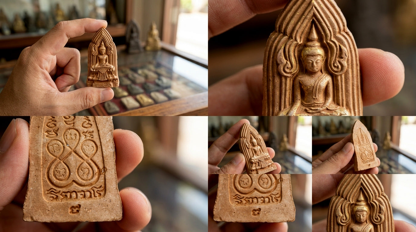 🧱 Sacred "Khon Samo" Earth-Baked Amulet - The Anchor of Destiny & Ultimate Protection (2015 Legacy Edition) - Blessed by Luang Phor Jai, Wat Phraya Yat