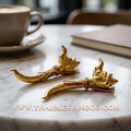 🐘 Sacred "Khotcha Kutsa" Goad of Fortune: Authentic Elephant Hook Amulet for Boundless Wealth & Luck by Phra Arjan Charin, Wat Sothon Wararam (2022)
