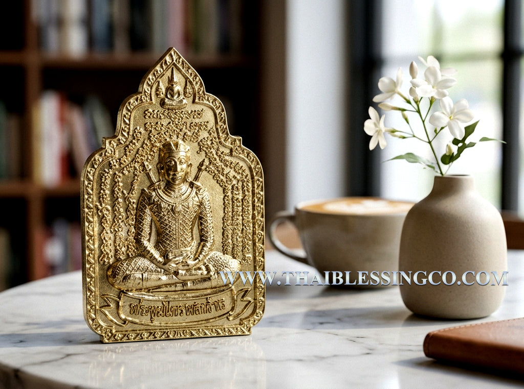 🛡️ Sacred Khun Krai & The Triple Phlai Sorcerers Medallion - Ultimate Warrior-King & Charisma Talisman (2012 Limited Edition) - Blessed by Luang Pu Chan, Wat Don Sanuan - Premium Alpaca Silver Finish