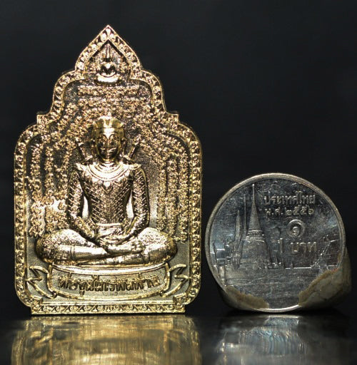 🛡️ Sacred Khun Krai & The Triple Phlai Sorcerers Medallion - Ultimate Warrior-King & Charisma Talisman (2012 Limited Edition) - Blessed by Luang Pu Chan, Wat Don Sanuan - Premium Alpaca Silver Finish