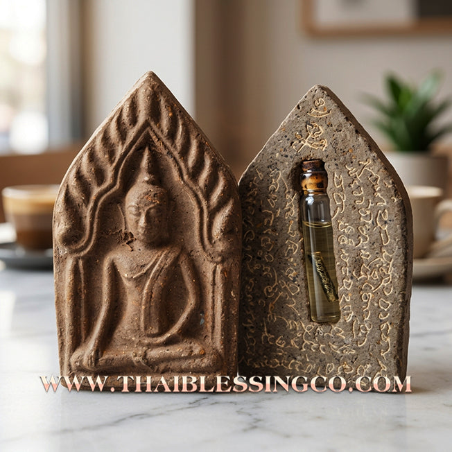 🌙 Sacred Khun Paen "Mae Phrai Siri Prapha": Authentic Thai Charm Herb & Sacred Oil Amulet for Supreme Mercy, Attraction, and Business Fortune by Ho Phra Tham Chai (2025)