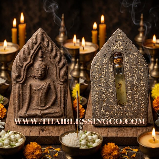 🌙 Sacred Khun Paen "Mae Phrai Siri Prapha": Authentic Thai Charm Herb & Sacred Oil Amulet for Supreme Mercy, Attraction, and Business Fortune by Ho Phra Tham Chai (2025)