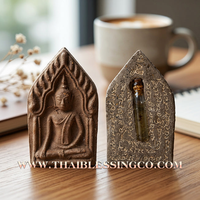 🌙 Sacred Khun Paen "Mae Phrai Siri Prapha": Authentic Thai Charm Herb & Sacred Oil Amulet for Supreme Mercy, Attraction, and Business Fortune by Ho Phra Tham Chai (2025)