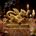 🦁🐘 Sacred "Kodchasri" Conqueror of Ten Directions: Authentic Golden Alloy Beast of Power & Protection by Luang Pu Khaek (2010)