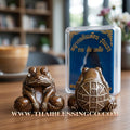 🐸 Sacred "Kop Kin Duean" Infinite Wealth Eclipse Frog: Authentic Thai Satta Alloy Talisman for Mega-Fortune & Debt Liquidation by Khru Ba Chai Ya Patthaphi (2019)