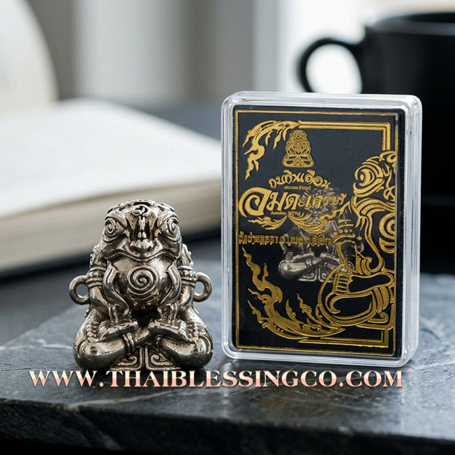 🐸 Sacred "Kop Kin Duean" (Moon-Eating Toad) – Ruay Lon Luea (Overflowing Wealth) Edition: Khru Ba Chaiya Patthaphi, Doi Duangkaeo Sapphanyu (2019) – The Ultimate Engine for Financial Eclipse, Market Dominance, and Absolute Prosperity!