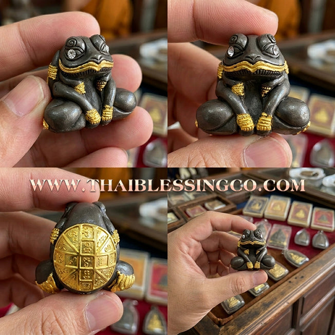 🐸 Sacred "Kop Kin Duean" (Moon-Eating Toad) – Ruay Lon Luea (Overflowing Wealth) Edition: Khru Ba Chaiya Patthaphi, Doi Duangkaeo Sapphanyu (2019) – The Ultimate Engine for Financial Eclipse, Market Dominance, and Absolute Prosperity!
